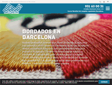 Tablet Screenshot of bordadosbarcelona.com